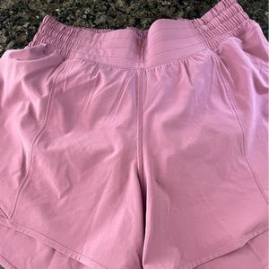 Lululemon size 4 hottie hot 4 in shorts. Color velvet dust. Mint condition